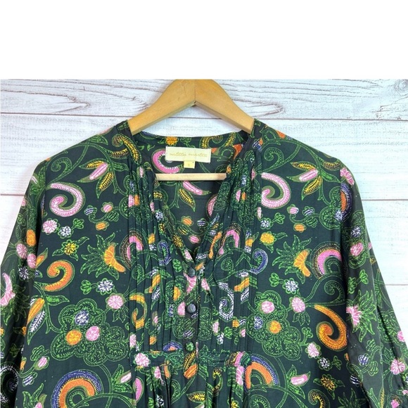 Natalie Martin Silk & Cotton Tunic / Shirt-Dress. Size small. - Picture 6 of 11